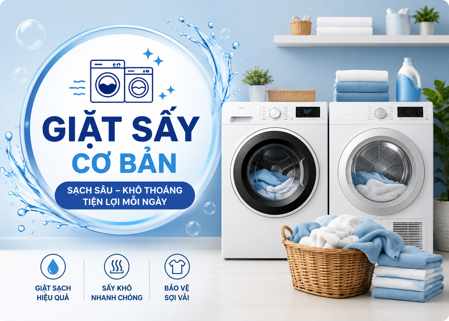 Giặt Sấy Cơ Bản